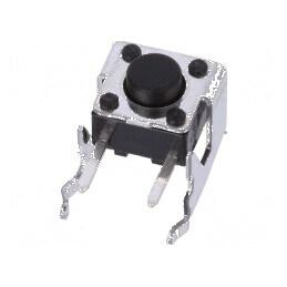 Microîntrerupător TACT SPST 2 0,05A/12VDC THT 1N 3,85mm pentru aplicații electrice | Electronic-mag.ro | Componente Electronice