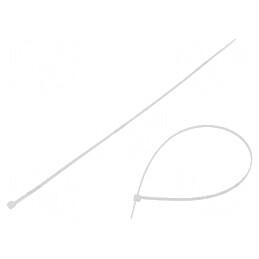 Colier de strângere poliamidă 110N naturală L: 330mm W: 2,8mm | Electronic-mag.ro | Componente Electronice