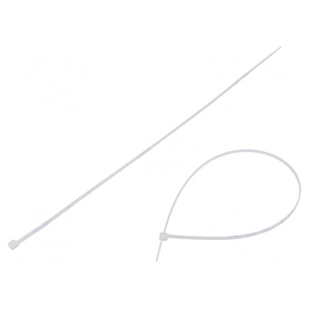 Colier de strângere poliamidă 110N naturală L: 330mm W: 2,8mm | Electronic-mag.ro | Componente Electronice