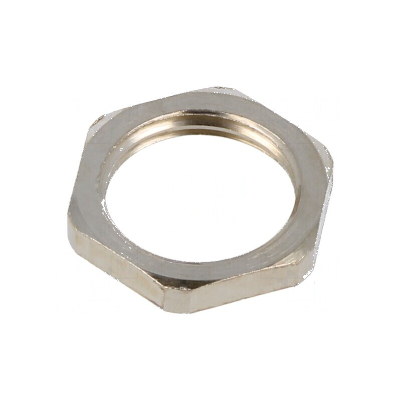 Piuliță M16 din alamă 19mm, filet metric, pas 1.5 Entrelec | Electronic-mag.ro | Componente Electronice Piuliță M16 din alamă 19mm, filet metric, pas 1.5 Entrelec | Electronic-mag.ro | Componente Electronice