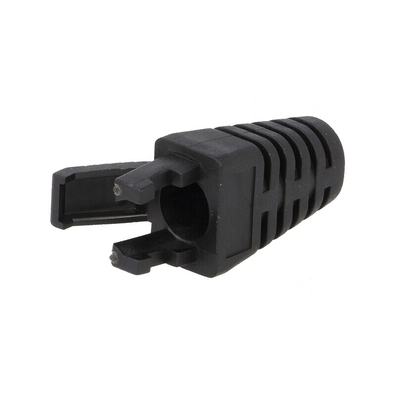 Protecție mufă RJ45 6mm neagră pentru cabluri de rețea | Electronic-mag.ro | Componente Electronice Protecție mufă RJ45 6mm neagră pentru cabluri de rețea | Electronic-mag.ro | Componente Electronice