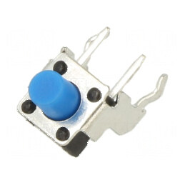 Microîntrerupător TACT SPST-NO 0,05A/50VDC THT 1,57N pentru proiecte electronice | Electronic-mag.ro | Componente Electronice