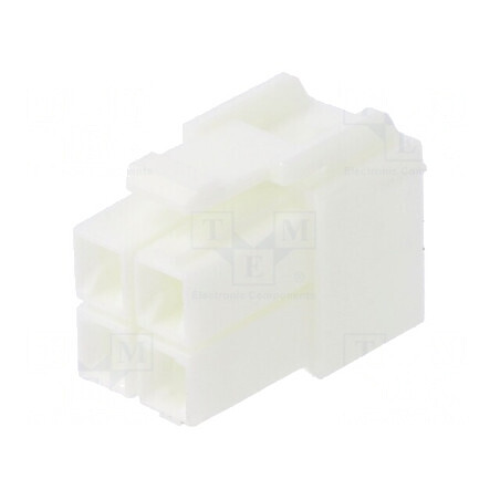 Conector cablu-cablu/PCB mufă mamă 4 pini fără contacte 6,2mm | Electronic-mag.ro | Componente Electronice