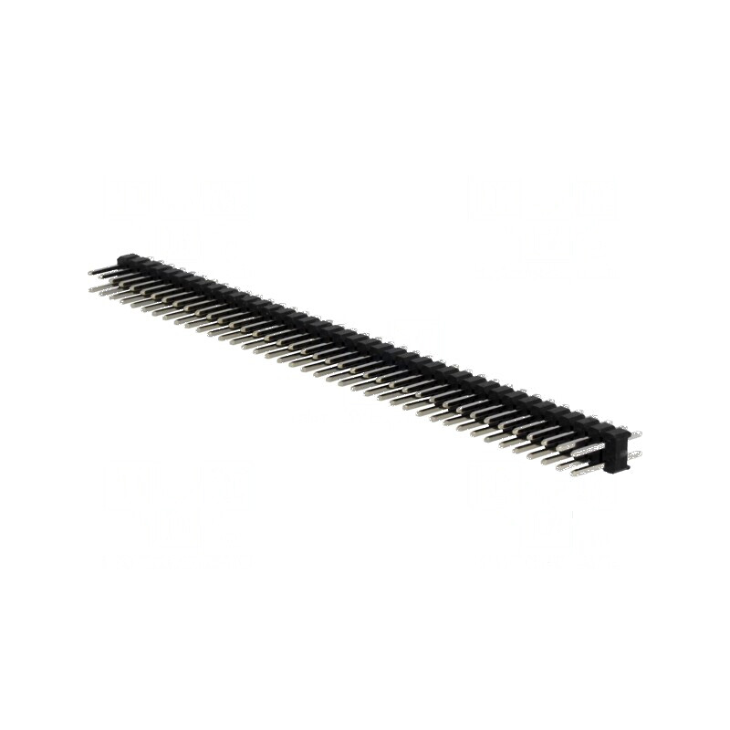 Conector şir pini tată 80 pini 2,54mm THT drept | Electronic-mag.ro | Componente Electronice
