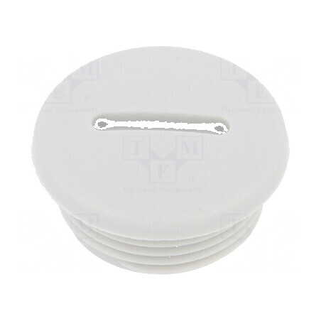 Capac de protecție M25 1,5 IP54 din poliamidă gri, V-N-FS, 11mm | Electronic-mag.ro | Componente Electronice