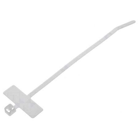 Colier de strângere poliamidă 100mm x 2,3mm cu etichetă | Electronic-mag.ro | Componente Electronice