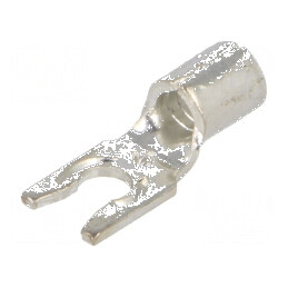Furcă M3,5 crimpată pe cablu neizolat cupru 12AWG÷10AWG | Electronic-mag.ro | Componente Electronice