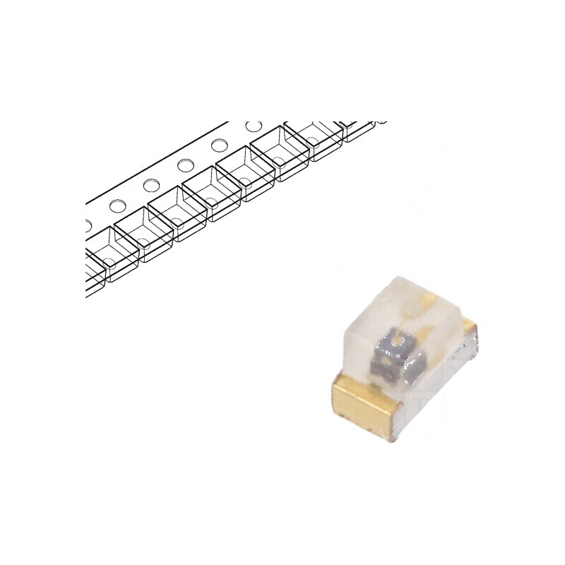 Emiţător IR 880nm transparent SMD 20mA 0,8÷1,5mW 150° | Electronic-mag.ro | Componente Electronice