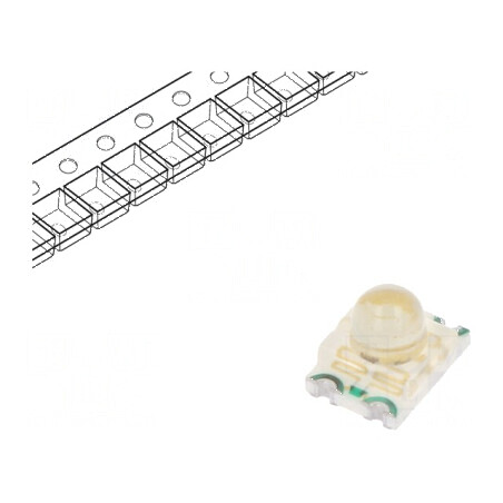 LED SMD 1210 roșie/verde 3,2x2,4x2,4mm 20° 20mA - Lumină de Tip SMD pentru Proiecte DIY | Electronic-mag.ro | Componente Electronice