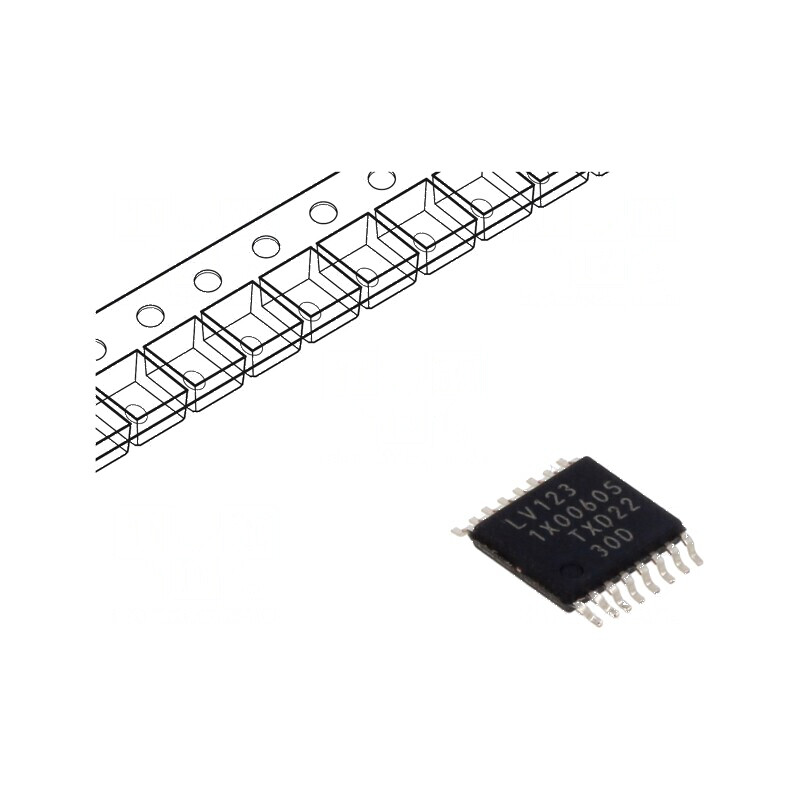 IC digital monostabil multivibrator resetabil Ch: 2 TTL SMD - componentă electronică pentru circuite | Electronic-mag.ro | Componente Electronice IC digital monostabil multivibrator resetabil Ch: 2 TTL SMD - componentă electronică pentru circuite | Electronic-mag.ro | Componente Electronice
