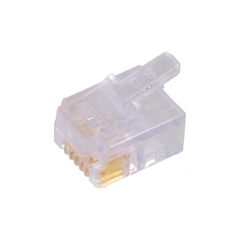 Conector RJ12 6p6c IDC drept cu mufă PIN 6 | Electronic-mag.ro | Componente Electronice Conector RJ12 6p6c IDC drept cu mufă PIN 6 | Electronic-mag.ro | Componente Electronice