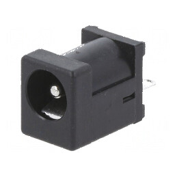 Conector alimentare DC soclu tată 5,5/2,1mm THT pentru dispozitive electrice | Electronic-mag.ro | Componente Electronice