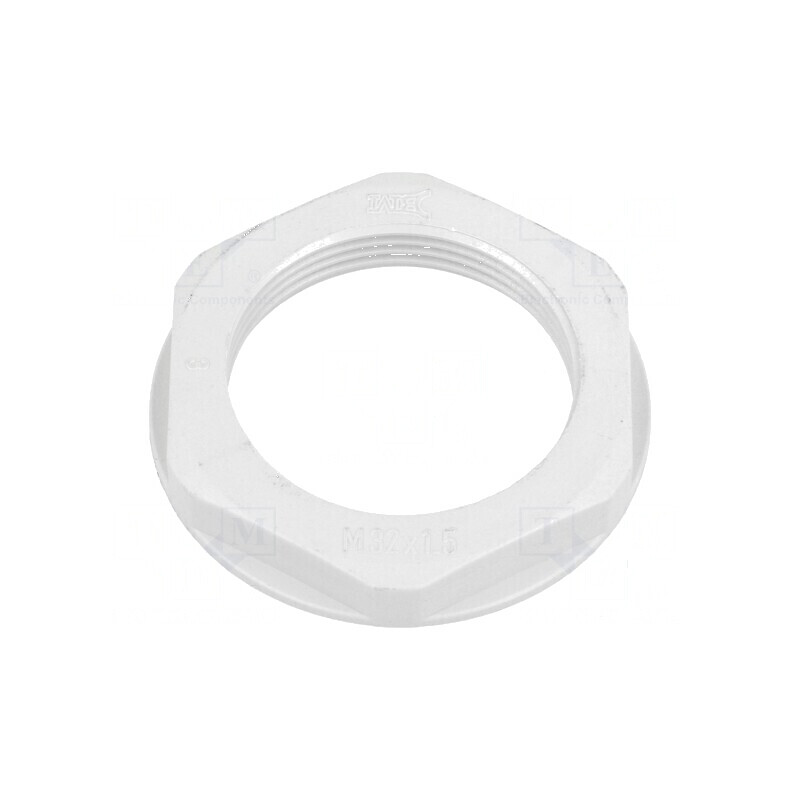 Piuliță M32 din poliamidă gri, 41mm, pas 1,5 | Electronic-mag.ro | Componente Electronice Piuliță M32 din poliamidă gri, 41mm, pas 1,5 | Electronic-mag.ro | Componente Electronice