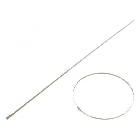 Colier de strângere oțel inoxidabil AISI 304, dimensiuni L: 520mm, W: 4,6mm | Electronic-mag.ro | Componente Electronice