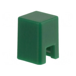 Tastă cu împingere pătrată verde 4x4mm 5,5mm -25÷70°C | Electronic-mag.ro | Componente Electronice