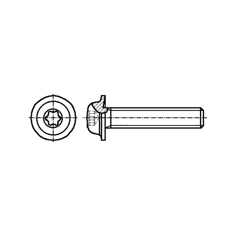 Şurub cu flanşă M6x16 Torx TX30 din oţel zincat | Electronic-mag.ro | Componente Electronice Şurub cu flanşă M6x16 Torx TX30 din oţel zincat | Electronic-mag.ro | Componente Electronice