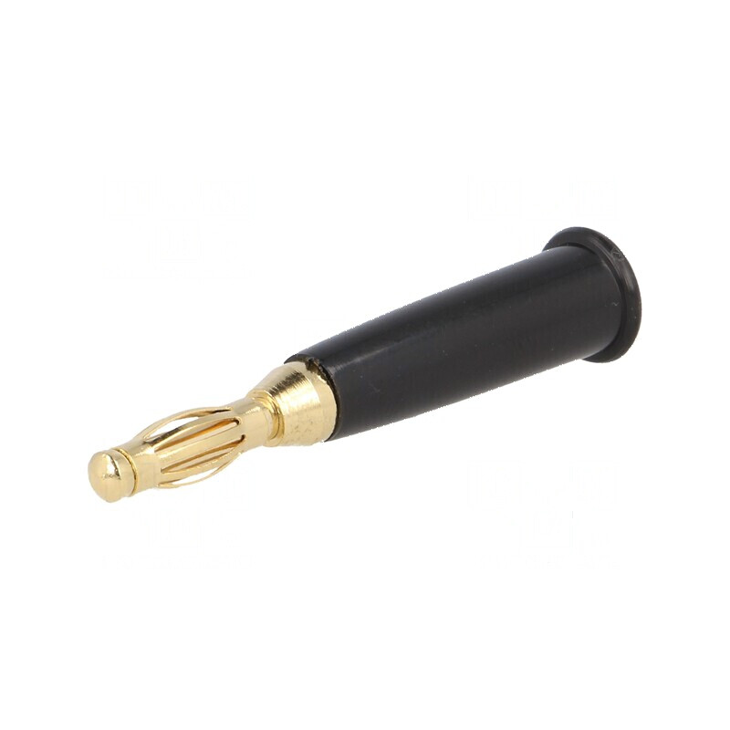 Conector banană 4mm negru neizolat 60VDC, lungime totală 44mm | Electronic-mag.ro | Componente Electronice Conector banană 4mm negru neizolat 60VDC, lungime totală 44mm | Electronic-mag.ro | Componente Electronice
