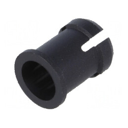 Montură monobloc neagră pentru LED 5mm UL94V-2, dimensiune 9mm | Electronic-mag.ro | Componente Electronice