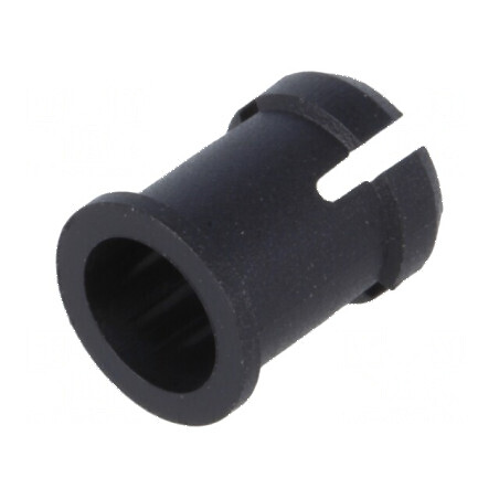 Montură monobloc neagră pentru LED 5mm UL94V-2, dimensiune 9mm | Electronic-mag.ro | Componente Electronice