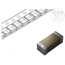 Condensator ceramic MLCC 1nF 2kV X7R ±10% SMD 1808 - Componentă electronică pentru circuite | Electronic-mag.ro | Componente Electronice