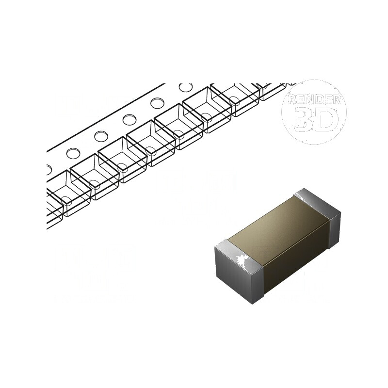 Condensator ceramic MLCC 1nF 2kV X7R ±10% SMD 1808 - Componentă electronică pentru circuite | Electronic-mag.ro | Componente Electronice Condensator ceramic MLCC 1nF 2kV X7R ±10% SMD 1808 - Componentă electronică pentru circuite | Electronic-mag.ro | Componente Electronice