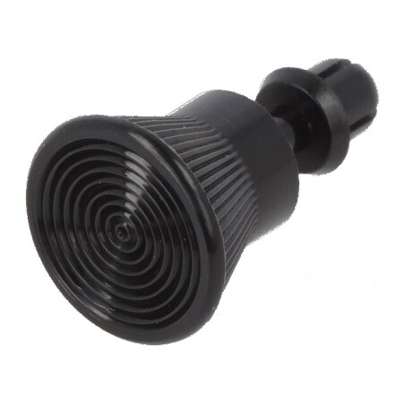 Diblu poliamidă 3,5mm lungime, 3,6mm diametru orificiu montare, negru | Electronic-mag.ro | Componente Electronice