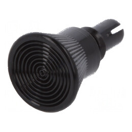 Diblu poliamidă 5,5mm lungime, orificiu montare 3,6mm, negru | Electronic-mag.ro | Componente Electronice