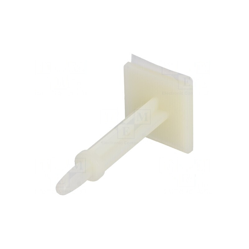 Distanțier PCB poliamidă autoadeziv 28,6mm clichet | Electronic-mag.ro | Componente Electronice