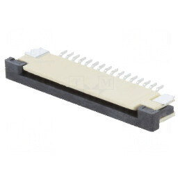 Conector FFC/FPC 16 PIN ZIF SMT cositorit orizontal 30mΩ | Electronic-mag.ro | Componente Electronice
