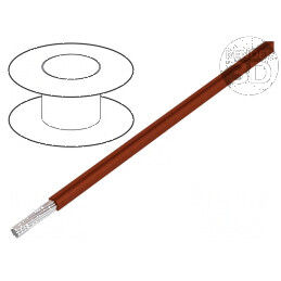 Cablu ÖLFLEX® HEAT 180 SiF 1x0,5mm² cu lita din cupru și izolație din silicon, maro | Electronic-mag.ro | Componente Electronice