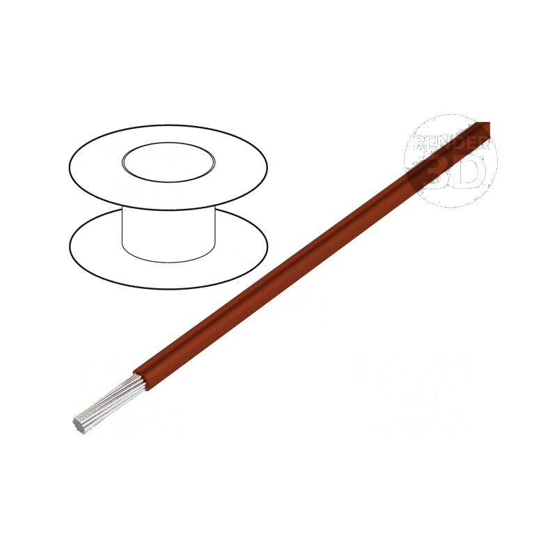 Cablu ÖLFLEX® HEAT 180 SiF 1x0,5mm² cu lita din cupru și izolație din silicon, maro | Electronic-mag.ro | Componente Electronice Cablu ÖLFLEX® HEAT 180 SiF 1x0,5mm² cu lita din cupru și izolație din silicon, maro | Electronic-mag.ro | Componente Electronice