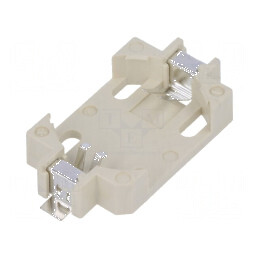 Soclu baterie CR2032, DL2032 orizontal SMT alb H: 5,5mm - 1 buc. | Electronic-mag.ro | Componente Electronice