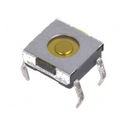 Microîntrerupător TACT SPST-NO 0,05A/12VDC THT Poz: 2 | Electronic-mag.ro | Componente Electronice