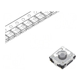 Microîntrerupător TACT SPST 0,02A/15VDC SMD fără EVQP0 - Poziție 2 | Electronic-mag.ro | Componente Electronice