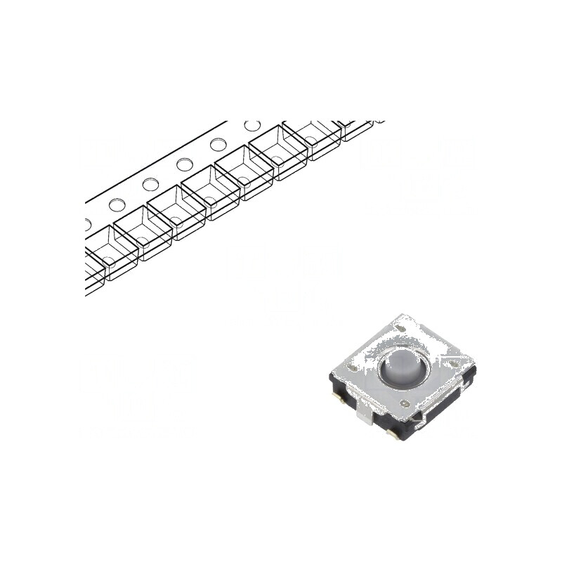 Microîntrerupător TACT SPST 0,02A/15VDC SMD fără EVQP0 - Poziție 2 | Electronic-mag.ro | Componente Electronice Microîntrerupător TACT SPST 0,02A/15VDC SMD fără EVQP0 - Poziție 2 | Electronic-mag.ro | Componente Electronice