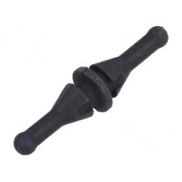 Conector pentru ventilatoare și protecții Ø orificiu montaj: 5mm | Electronic-mag.ro | Componente Electronice