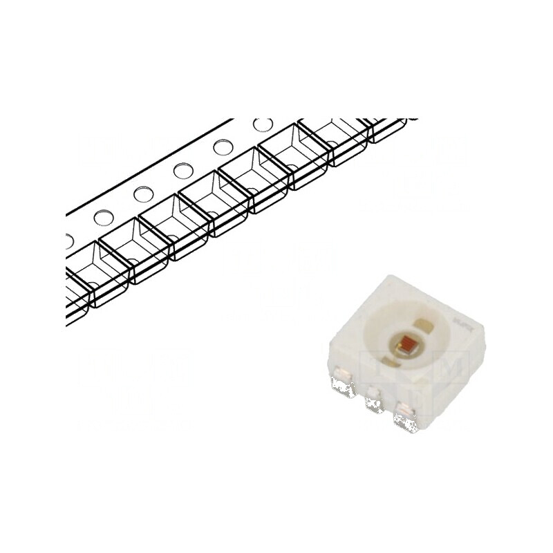 LED SMD 3528 PLCC6 Roșie 12,1-24,2lm 3,5x2,8x1,7mm pentru Iluminat Interior | Electronic-mag.ro | Componente Electronice LED SMD 3528 PLCC6 Roșie 12,1-24,2lm 3,5x2,8x1,7mm pentru Iluminat Interior | Electronic-mag.ro | Componente Electronice