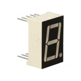 Afișaj LED cu 7 segmente 14,2mm 0,56 Nr.car: 1 roșie 11mcd pentru proiecte electronice | Electronic-mag.ro | Componente Electronice