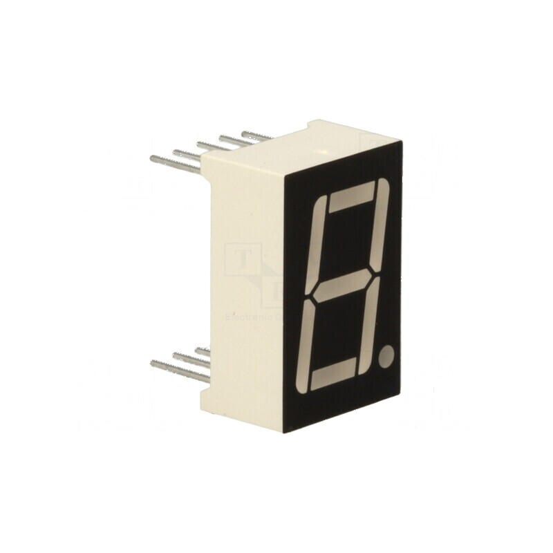 Afișaj LED cu 7 segmente 14,2mm 0,56 Nr.car: 1 roșie 11mcd pentru proiecte electronice | Electronic-mag.ro | Componente Electronice Afișaj LED cu 7 segmente 14,2mm 0,56 Nr.car: 1 roșie 11mcd pentru proiecte electronice | Electronic-mag.ro | Componente Electronice