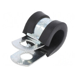Clipsuri din oțel Øbuclă 9,5÷11,1mm, lățime 13mm, orificiu de montaj 6,5mm | Electronic-mag.ro | Componente Electronice
