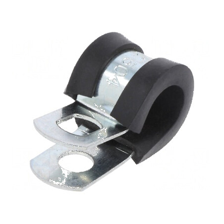 Clipsuri din oțel Øbuclă 9,5÷11,1mm, lățime 13mm, orificiu de montaj 6,5mm | Electronic-mag.ro | Componente Electronice