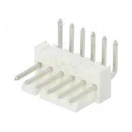 Conector cablu-placă soclu tată KK 254 2,54mm 6 PIN THT 4A | Electronic-mag.ro | Componente Electronice