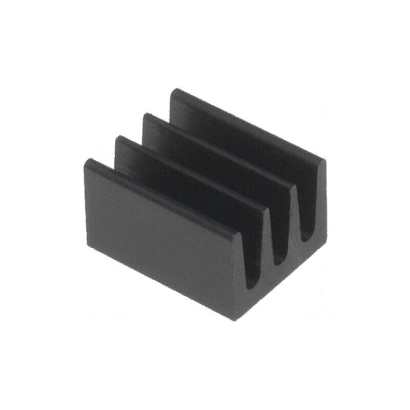 Radiator extrudat negru 8mm x 6,3mm x 4,8mm 87K/W | Electronic-mag.ro | Componente Electronice Radiator extrudat negru 8mm x 6,3mm x 4,8mm 87K/W | Electronic-mag.ro | Componente Electronice