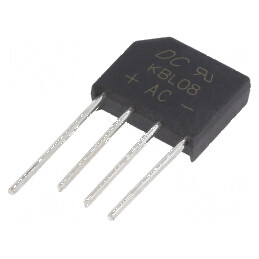 "Punte Redresoare Monofazată Urmax 800V, 4A, Ifsm 125A - Plată" | Electronic-mag.ro | Componente Electronice
