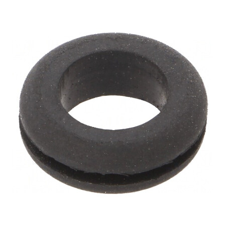 Manșon din gumă neagră Øorif: 14,27mm Øorif: 11,1mm | Electronic-mag.ro | Componente Electronice