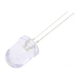 LED 10mm roșie și verde 30° cu parte frontală convexă, nr. term: 2 | Electronic-mag.ro | Componente Electronice