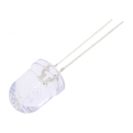 LED 10mm roșie și verde 30° cu parte frontală convexă, nr. term: 2 | Electronic-mag.ro | Componente Electronice