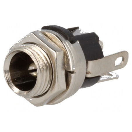 Conector alimentare DC soclu tată 5,5x2,5mm 9mm - adaptor electric. | Electronic-mag.ro | Componente Electronice