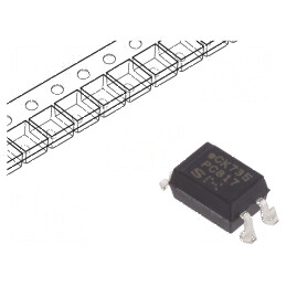 Optocuplor SMD PC817 - 1 Canal, 5kV Izolatie, 80V Uce, Tranzistori | Electronic-mag.ro | Componente Electronice