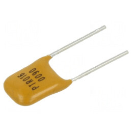 Siguranţă polimerică PTC 900mA Imax 40A THT PTR016V pentru protecţie electrică - pungă | Electronic-mag.ro | Componente Electronice